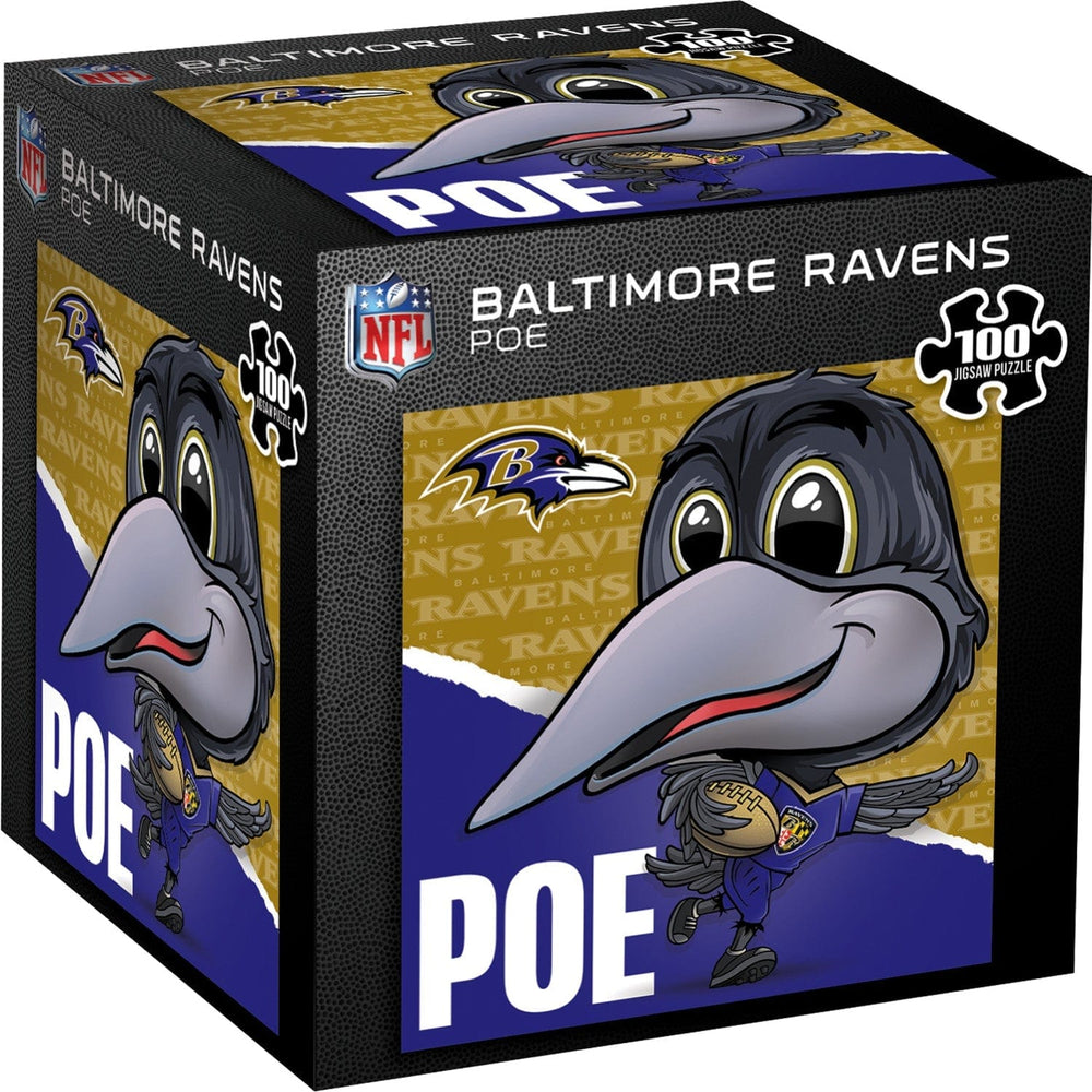 Baltimore Ravens - NFL Mascot 100 Piece Jigsaw Puzzle (ONLINE ORDER ONLY)