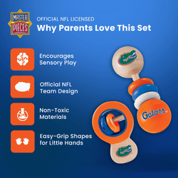 Florida Gators - Baby Rattles 2-Pack