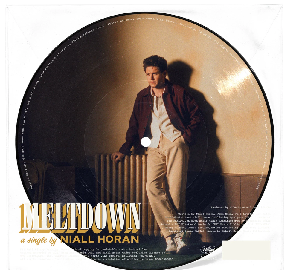 Niall Horan - Meltdown (Picture Disc Vinyl) [Import] (7" Single) [Vinyl] (ONLINE ORDER ONLY)