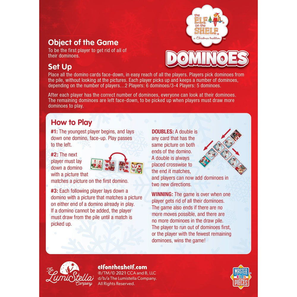Elf on the Shelf Picture Dominoes (ONLINE ORDER ONLY)