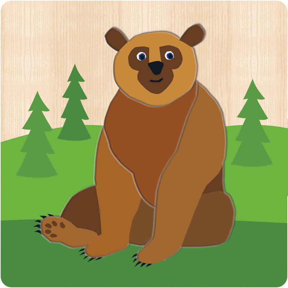 Eric Carle Chunky Wood Puzzles - Kids 4-Pack