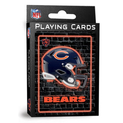 Chicago Bears Neon Playing Cards - 54 Card Deck