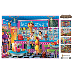 Shopkeepers - Anna's Ice Cream Parlor 750 Piece Jigsaw Puzzle