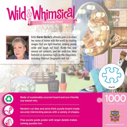 Wild & Whimsical - The Powder Room 1000 Piece Jigsaw Puzzle