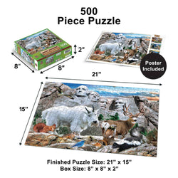 Mount Rushmore National Memorial 500 Piece Jigsaw Puzzle