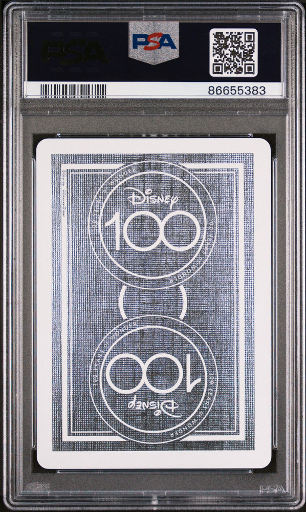 2023 DISNEY 100 PLAYING CARDS DONALD DUCK 6 OF CLUBS PSA 10 (Online Order Only)