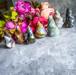 Large Ocean Jasper Crystal Flames (ONLINE ORDER ONLY)