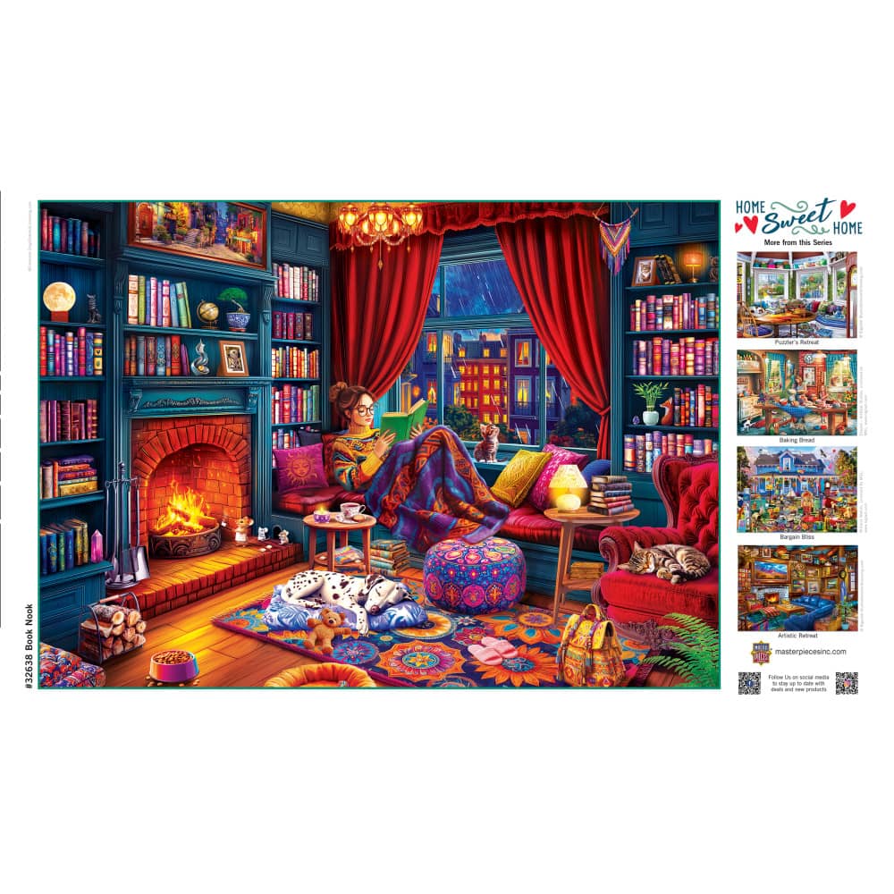Home Sweet Home - Book Nook 500 Piece Jigsaw Puzzle