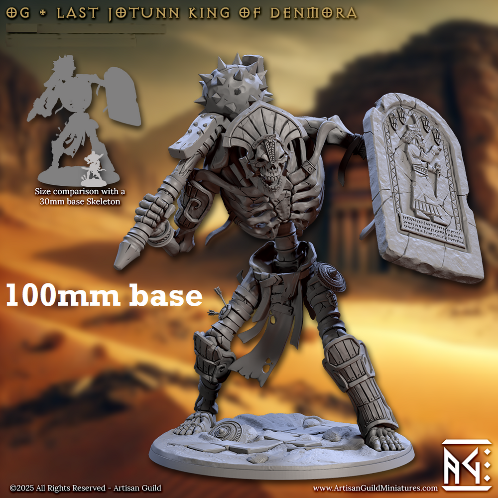 Og, Last Jotunn King of Denmora (Giant Skeleton Epic Boss) (Online Order Only)