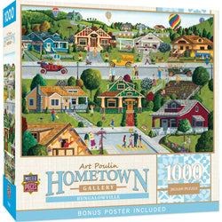 Hometown Gallery - Bungalowville 1000 Piece Jigsaw Puzzle