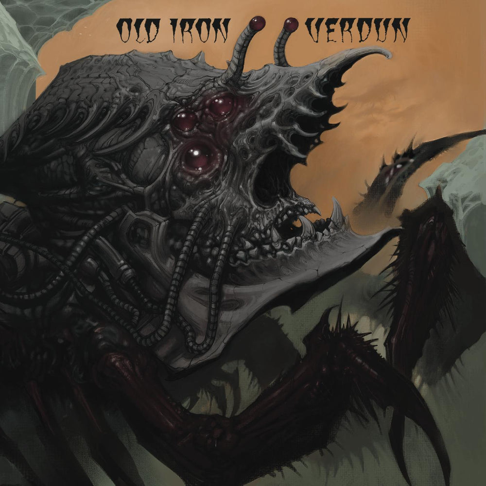Old Iron/Verdun - Old Iron/Verdun Split EP (CLEAR WITH ORANGE MARBLE VINYL) [Vinyl] (ONLINE ORDER ONLY)