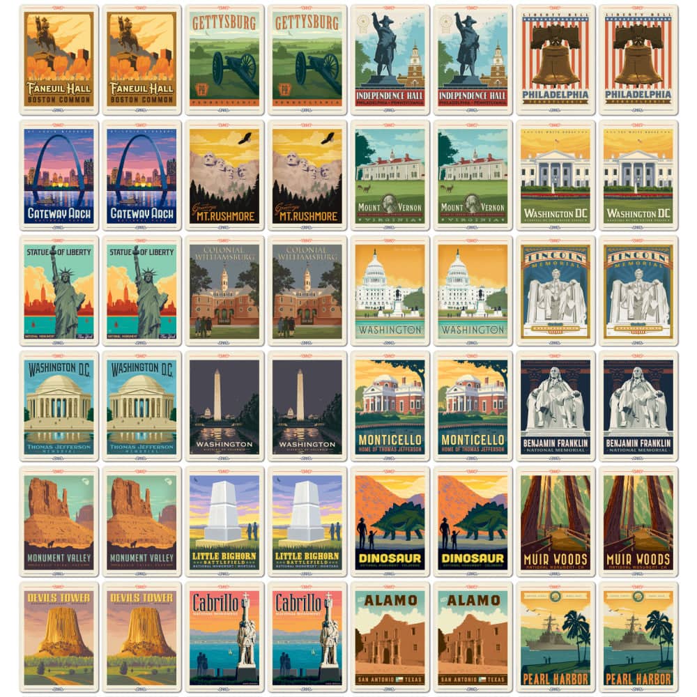 America's Monuments & Memorials Memory Game