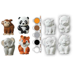 Jr. Zookeeper - 6-Pack Plaster Magnets Paint Kit