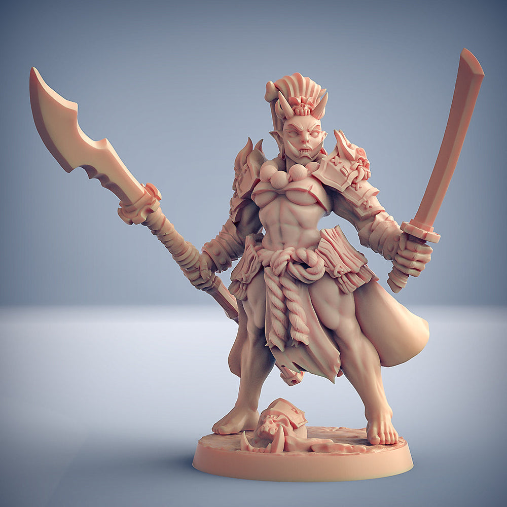 3D Printed Artisan Guild Oni Grunt Set Oni Clan 28mm 32mm (Online Only)