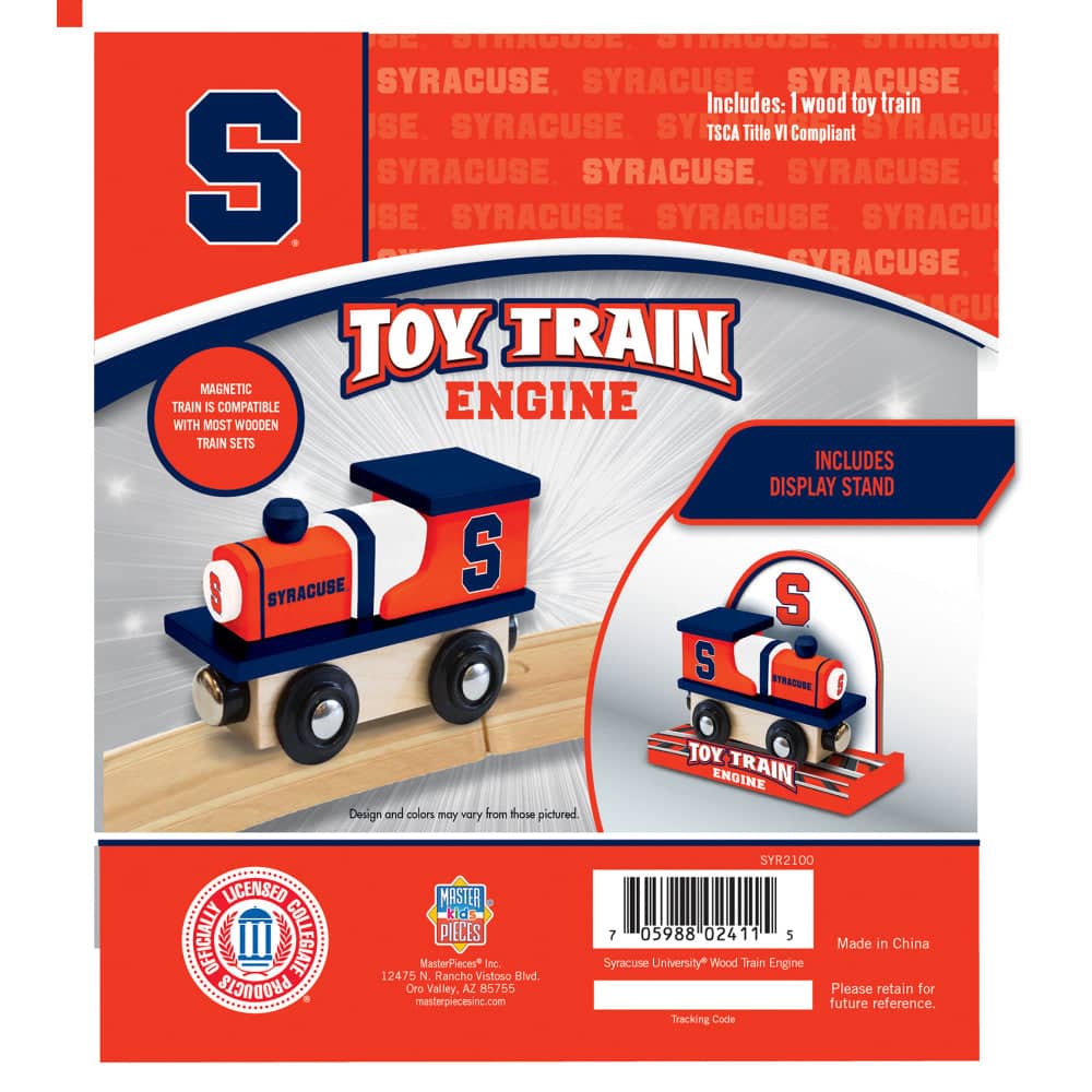 Syracuse Orange Toy Train Engine