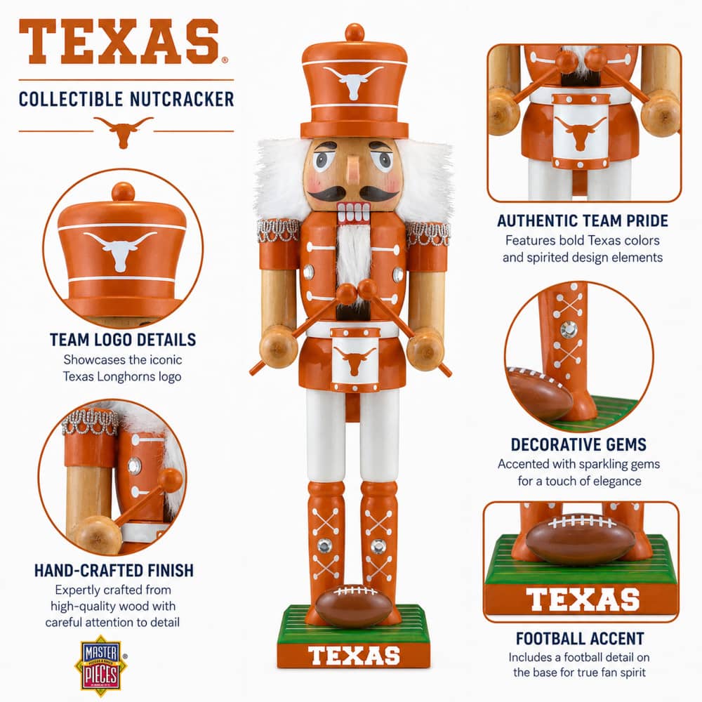 Texas Longhorns - Collectible Nutcracker