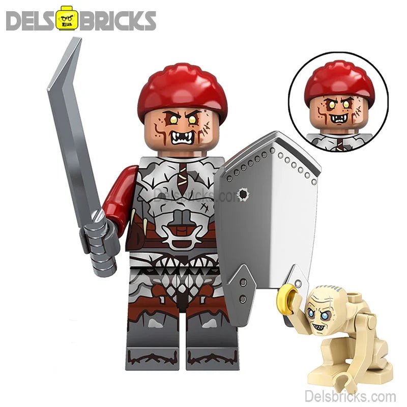 Orcs from Lord of The Rings Lego Minifigures Custom Toys 7 (ONLINE ORDER ONLY)