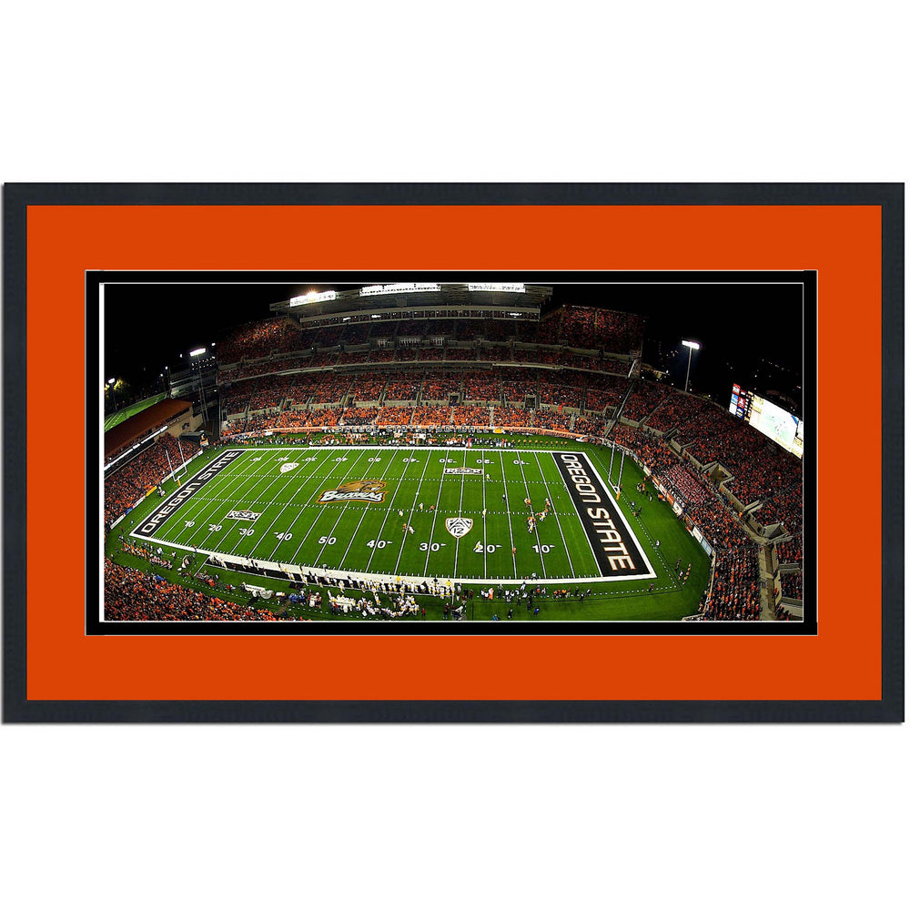 Framed Reser Stadium Oregon State Beavers 16x24 NCAA Football Photo Professionally Matted (ONLINE ORDER ONLY)