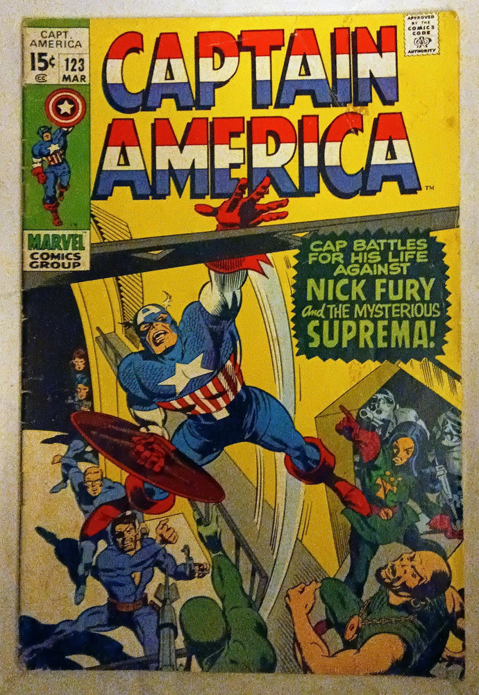 Captain America #123, Marvel Comics (March 1970, G/VG) (ONLINE ORDER ONLY)