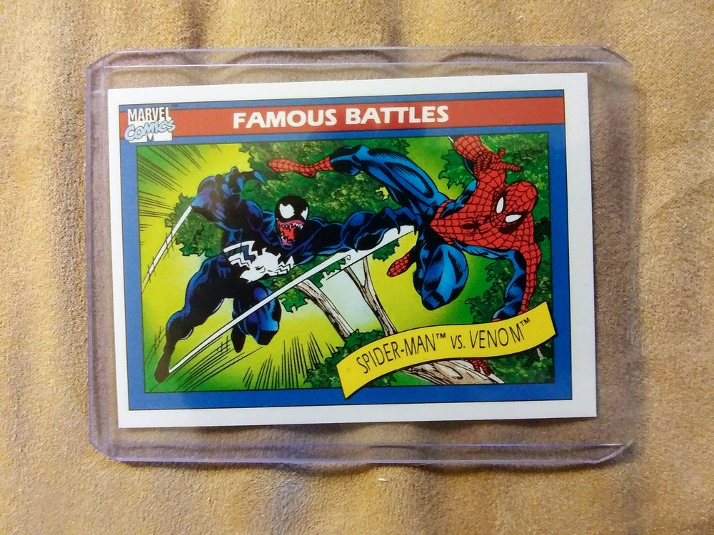 Marvel Universe Card - 1990 #106 Famous Battles (ONLINE ORDER ONLY)