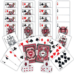 Arkansas Razorbacks - 2-Pack Playing Cards & Dice Set