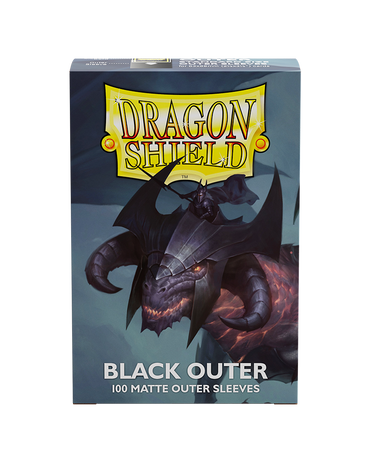 Dragon Shields: Black Matte Outer Sleeves (100)
