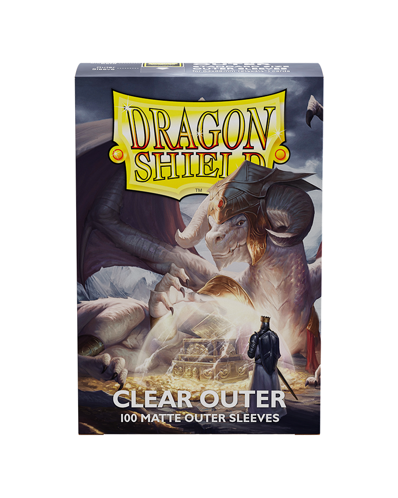 Dragon Shields: Clear Matte Outter Sleeves (100)