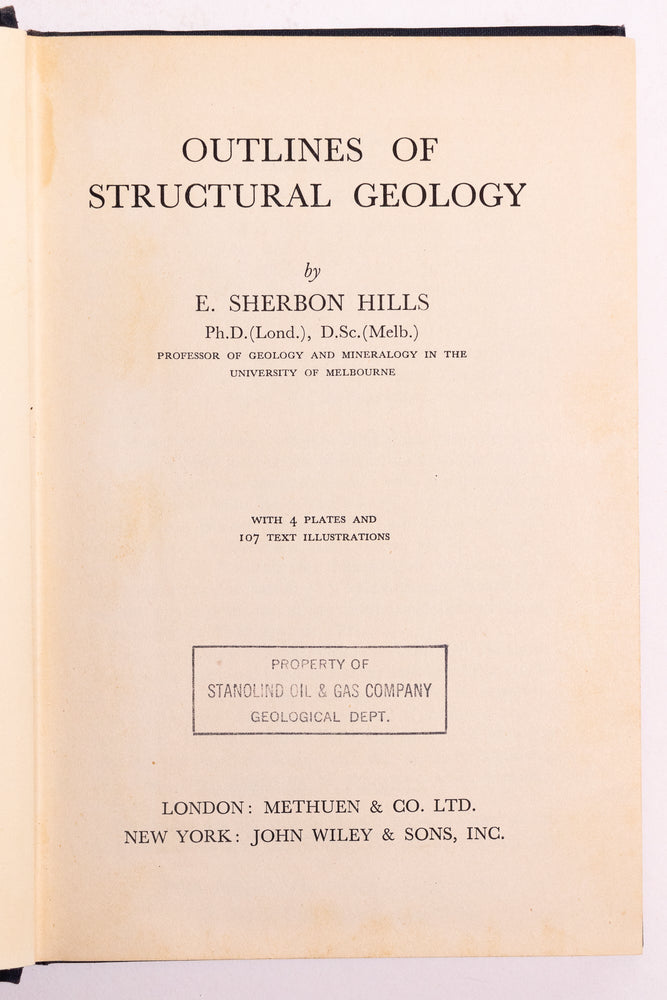 Outlines of Structural Geology (ONLINE ORDER ONLY)