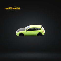 Street Weapon Honda Civic EG6 Thailand Modification Exhibition Spoon Green Livery 1:64 Limited to 400 Pcs (ONLINE ORDER ONLY)