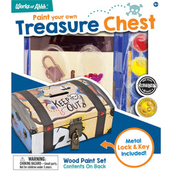 Treasure Chest Wood Craft & Paint Kit