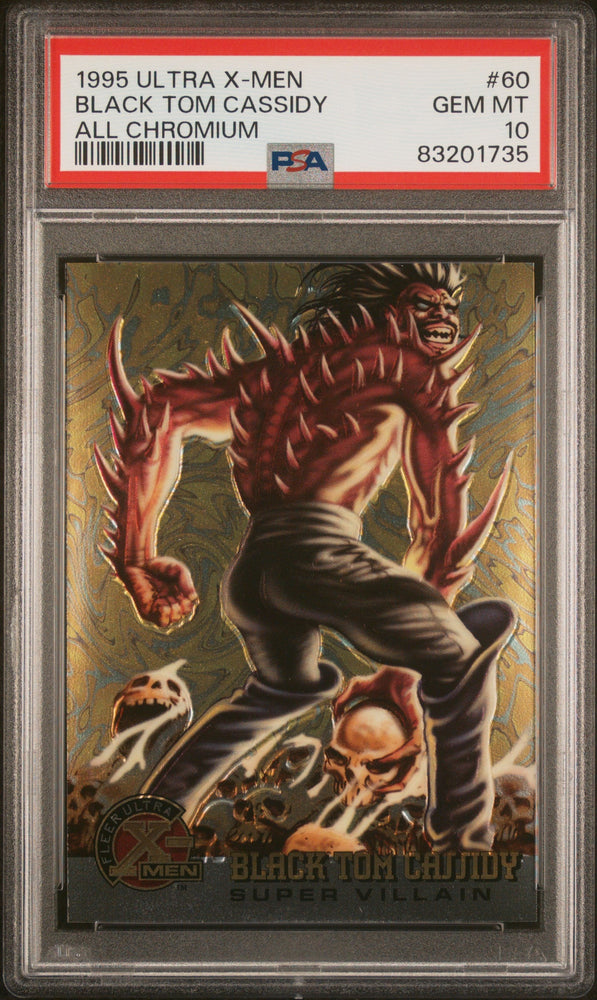 1995 ULTRA X-MEN ALL CHROMIUM BLACK TOM CASSIDY ALL CHROMIUM #60 - PSA 10 (Online Order Only)
