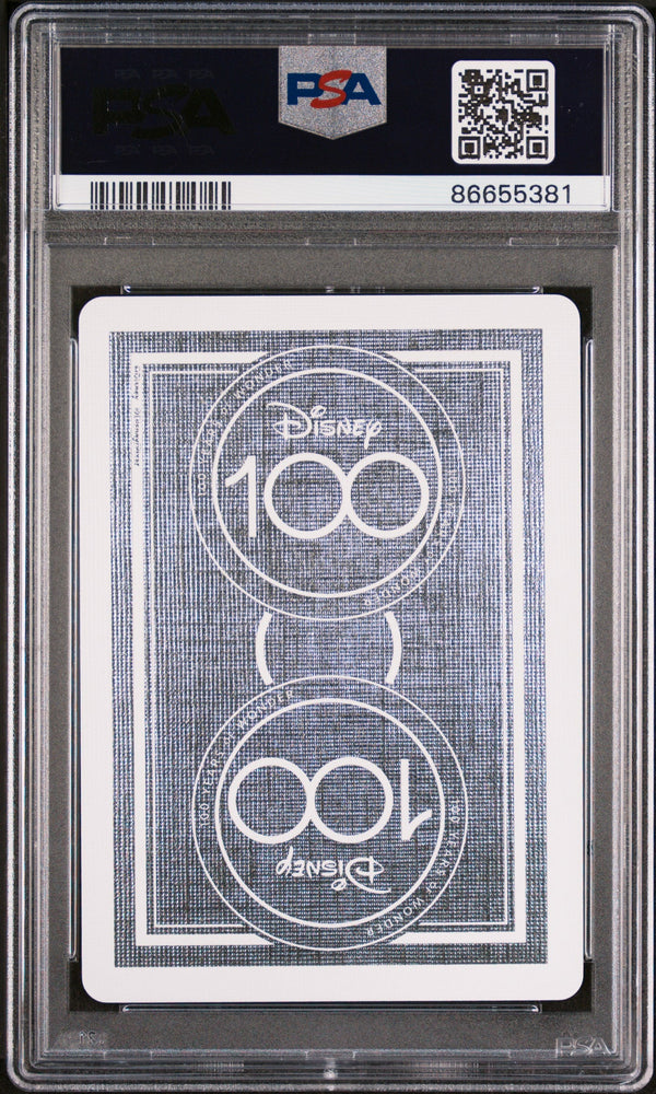 2023 DISNEY 100 PLAYING CARDS ALICE 10 OF CLUBS PSA 10 (Online Order Only)
