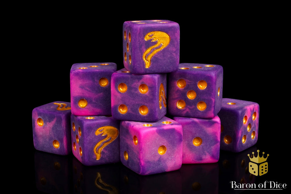 Black Serpent Dice (ONLINE ORDER ONLY)