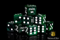 F*** Me Dice - Green (ONLINE ORDER ONLY)