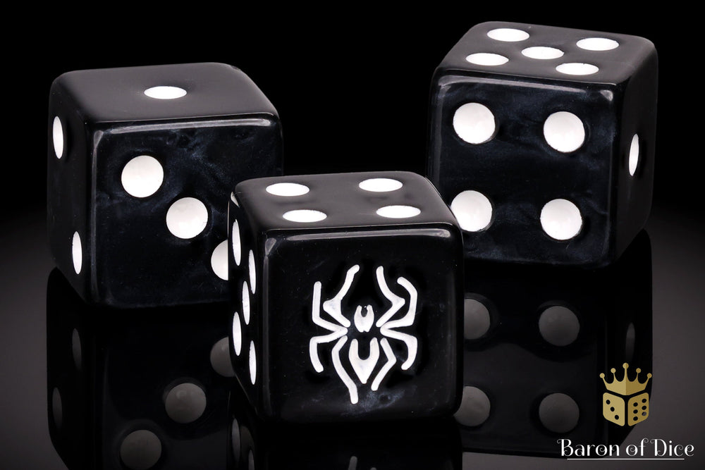 Black Spider Dice (ONLINE ORDER ONLY)