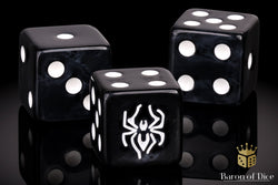 Black Spider Dice (ONLINE ORDER ONLY)