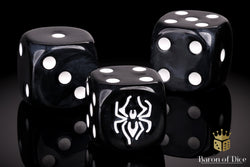 Black Spider Dice (ONLINE ORDER ONLY)