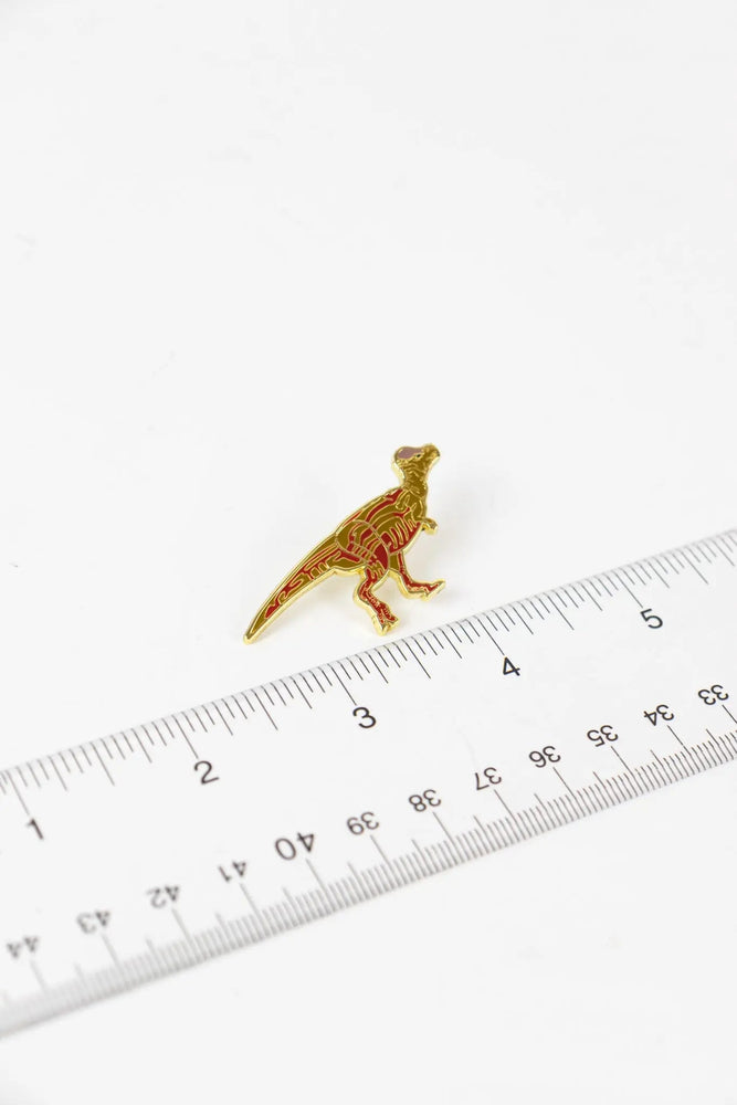 Pachycephalosaurus Enamel Pin (Pachycephalosaurus wyomingensis) (ONLINE ORDER ONLY)