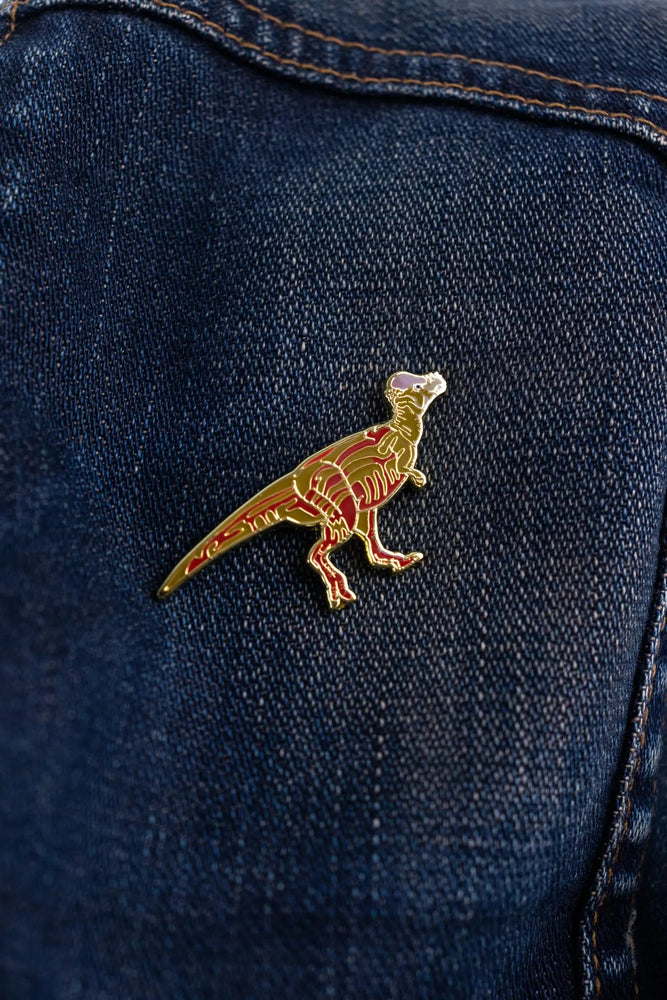 Pachycephalosaurus Enamel Pin (Pachycephalosaurus wyomingensis) (ONLINE ORDER ONLY)