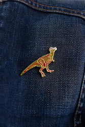Pachycephalosaurus Enamel Pin (Pachycephalosaurus wyomingensis) (ONLINE ORDER ONLY)