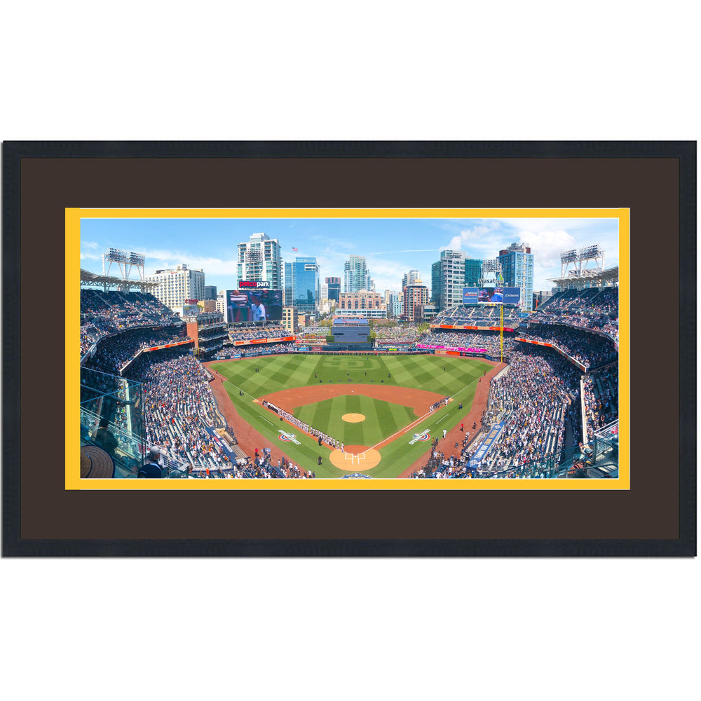 Framed Petco Park San Diego Padres MLB 16x24 Baseball Photo Professionally Matted (ONLINE ORDER ONLY)