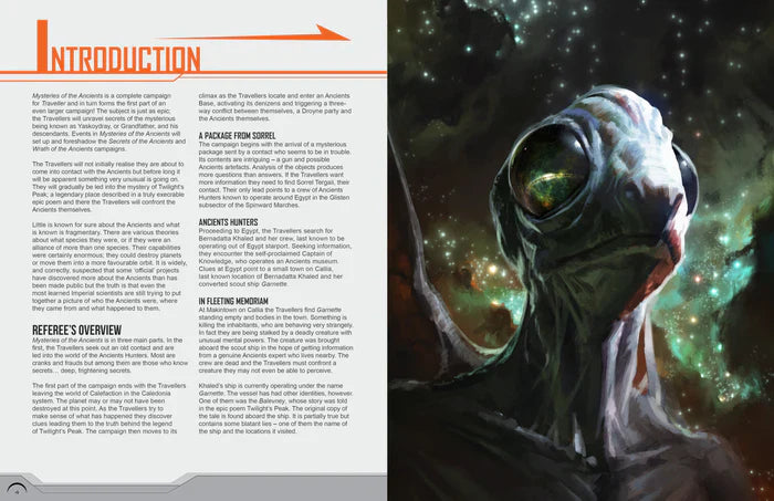 Traveller RPG: Mysteries of the Ancients (ONLINE ORDER ONLY)