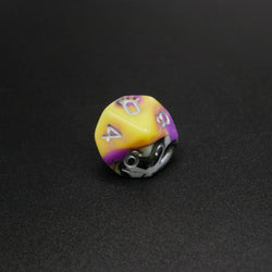 Panic Abstraction - 7 Piece DnD Dice Set | Acrylic RPG Gaming Dice (ONLINE ORDER ONLY)