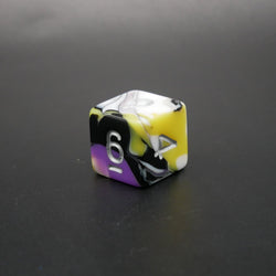 Panic Abstraction - 7 Piece DnD Dice Set | Acrylic RPG Gaming Dice (ONLINE ORDER ONLY)