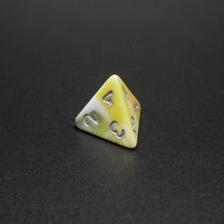 Panic Abstraction - 7 Piece DnD Dice Set | Acrylic RPG Gaming Dice (ONLINE ORDER ONLY)