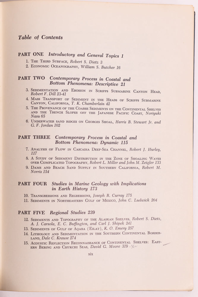 Papers in Marine Geology (ONLINE ORDER ONLY)
