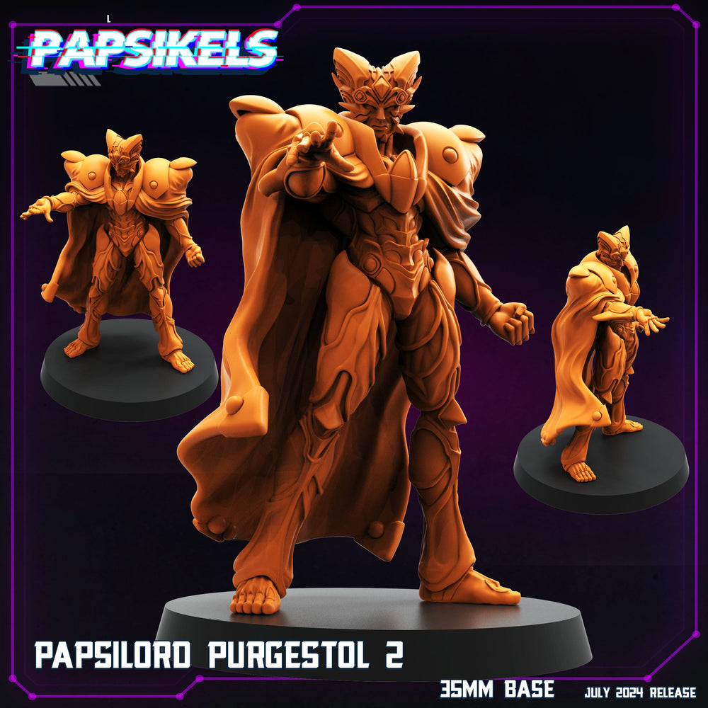 3D Printed Papsikels Papsilord Purgestol Set July 2024 Cyberpunk 28mm 32mm (Online Only)