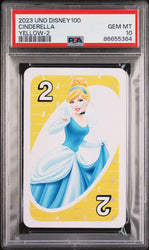 2023 UNO DISNEY 100 CINDERELLA YELLOW 2 PSA 10 (Online Order Only)