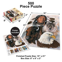 One Spirit 550 Piece Jigsaw Puzzle
