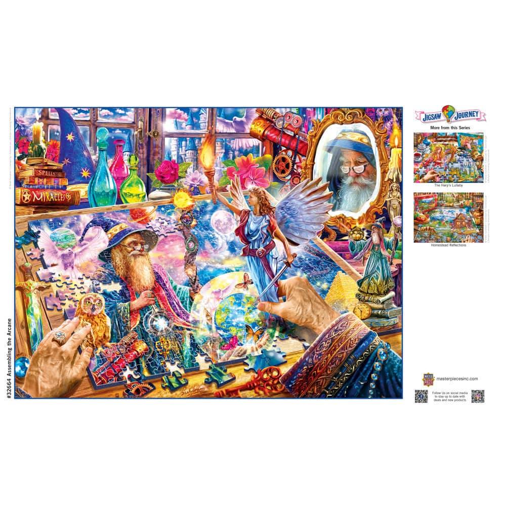 Jigsaw Journey - Assembling the Arcane 300 Piece EZ Grip Jigsaw Puzzle (ONLINE ORDER ONLY)